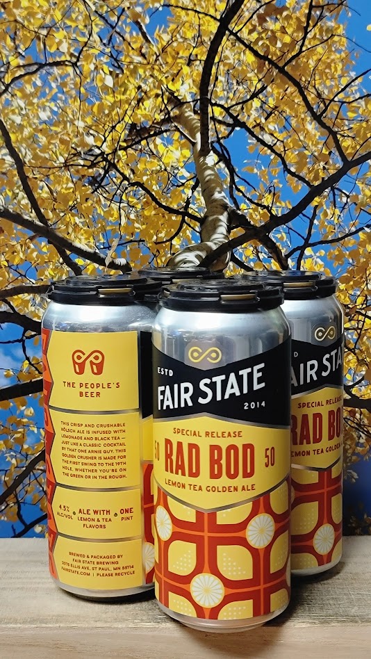 Fair state rad bod lemon tea golden ale