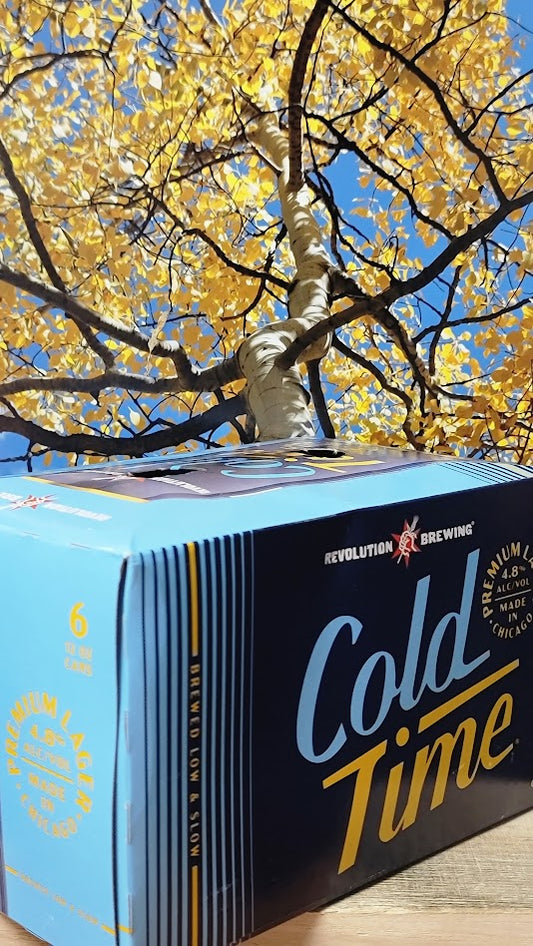 Revolution brewing cold time lager