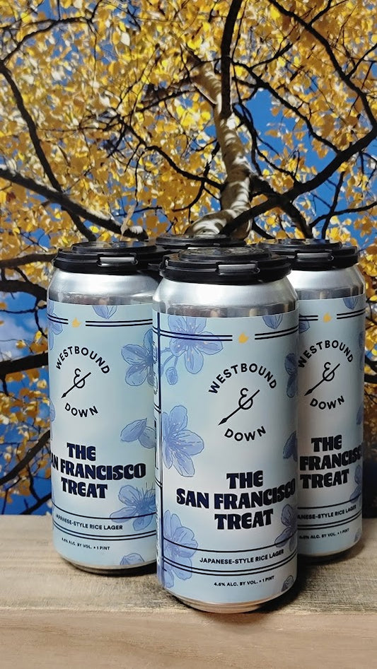 Westbound down the san francisco treat japanese rice lager