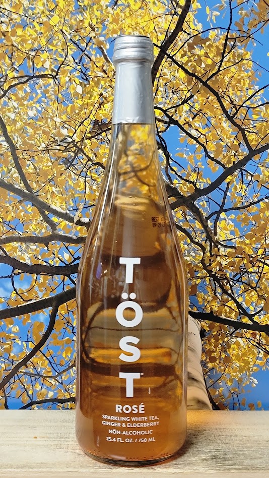Tost sparkling white tea ginger elderberry