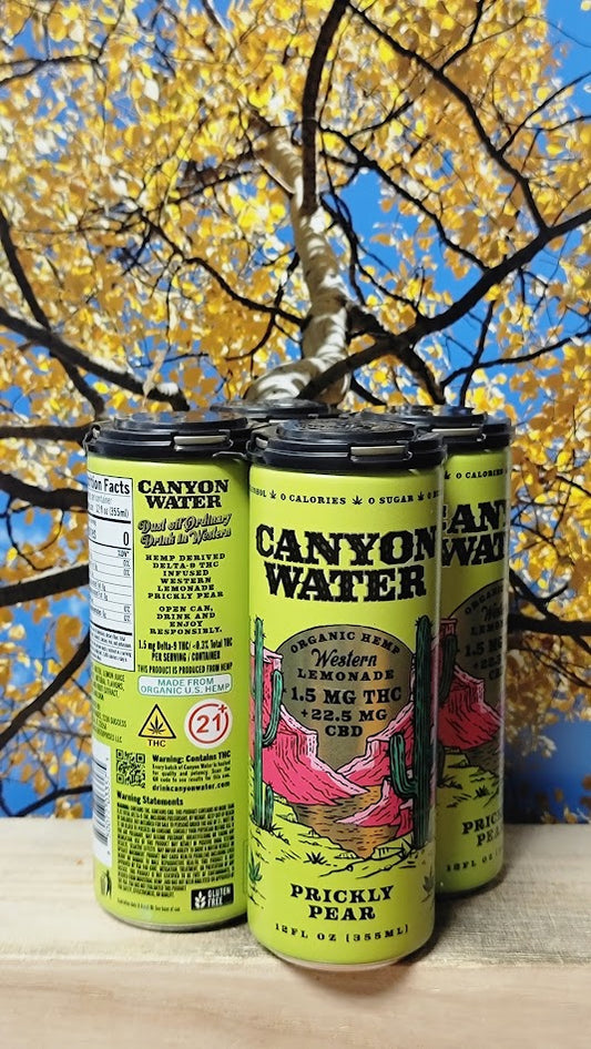 Canyon water prickly pear seltzer