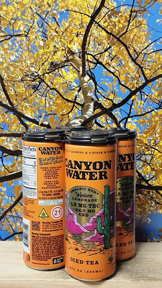 Canyon water iced tea seltzer