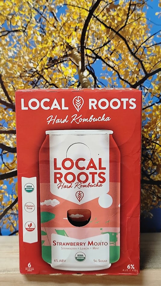 Local roots hard kombucha strawberry mojito