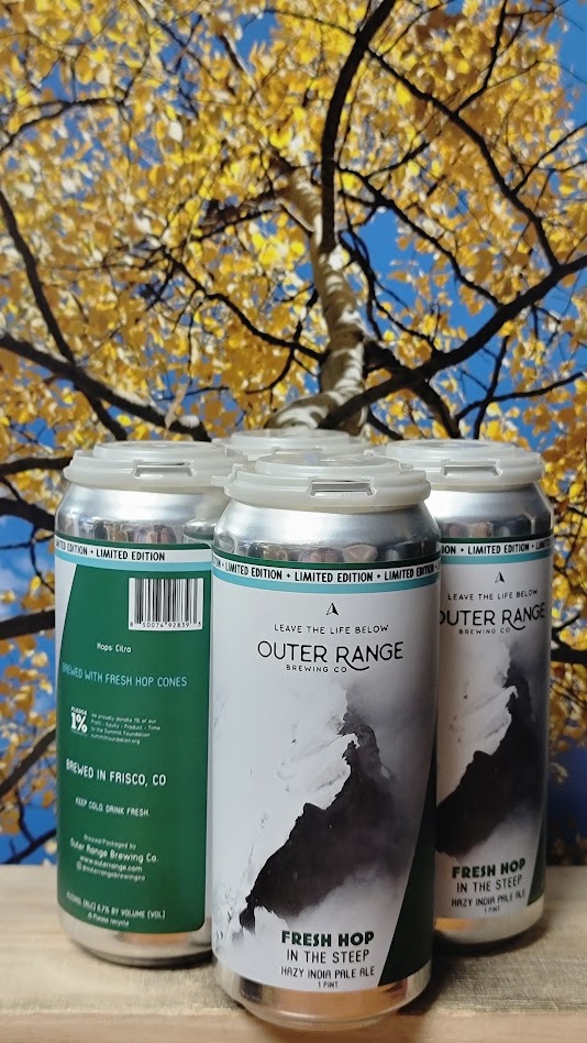 Outer range fresh hop in the steep hazy ipa
