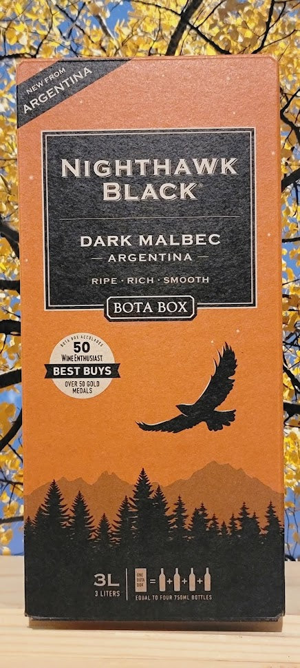 Bota box nighthawk black malbec