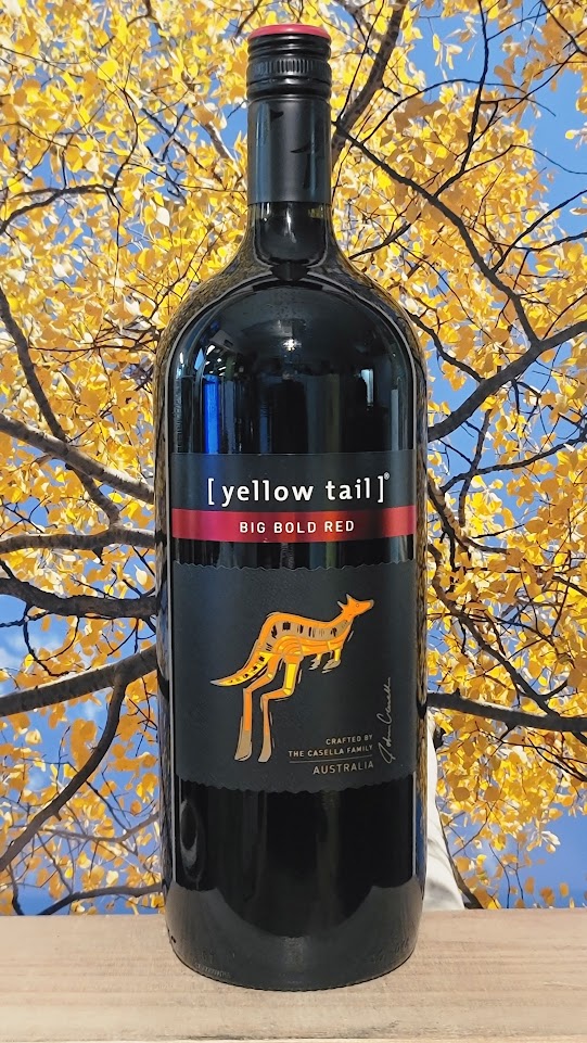 Yellow tail big bold red