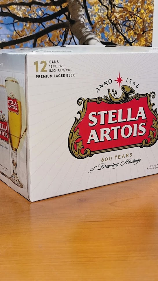Stella artois cans