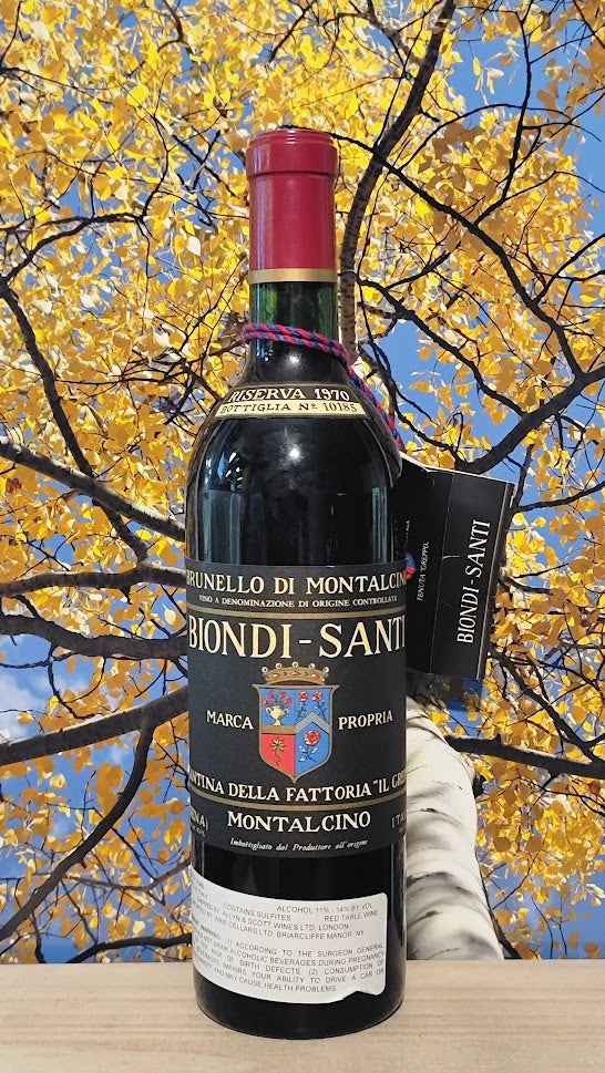 Biondi santi brunello di montalcino – Sovereignty Wines