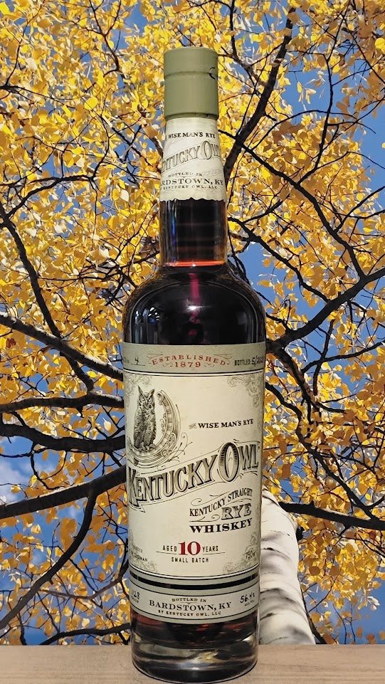 Kentucky owl rye whiskey 10yr