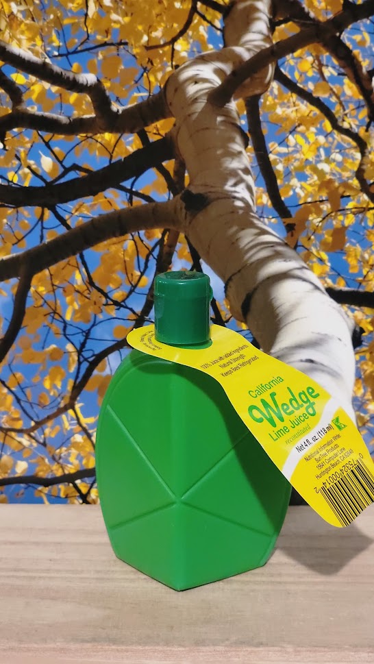 California wedge lime juice