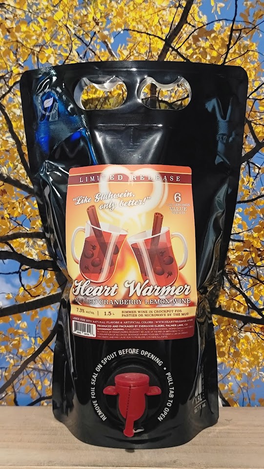 Heart warmer mulled lemon wine