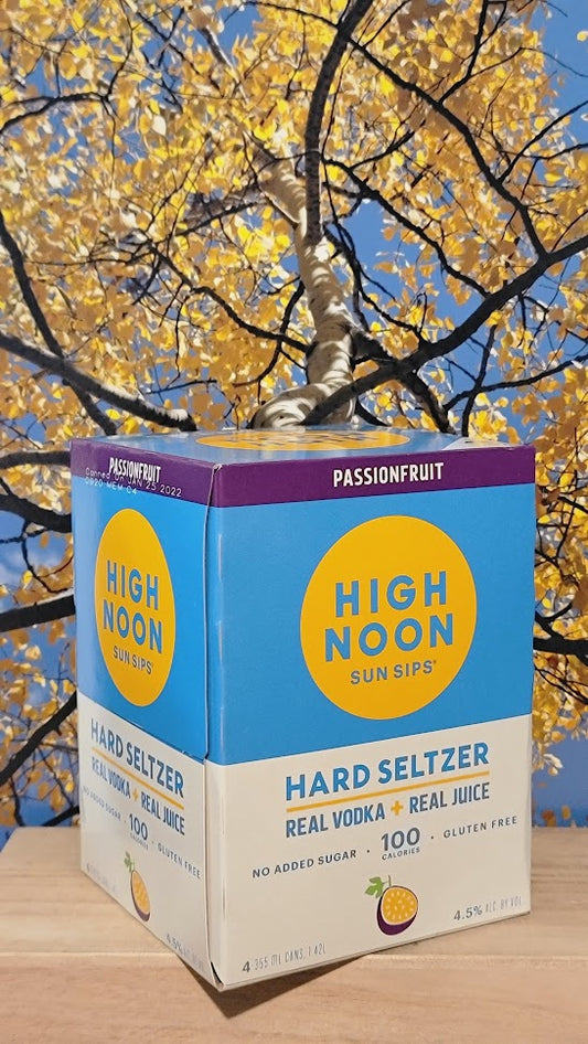 High noon passionfruit vodka & soda