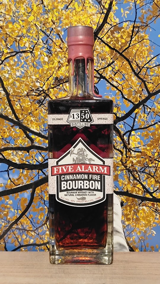 1350 distilling five alarm cinnamon fire bourbon