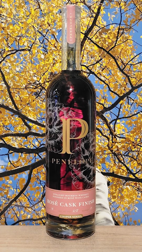 Penelope straight bourbon whiskey rose cask finish