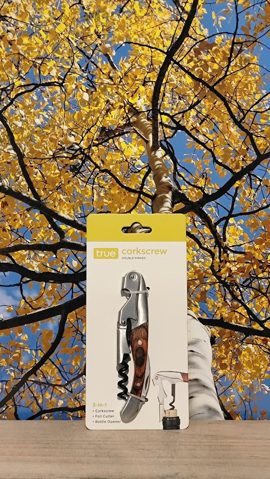 True double hinged corkscrew