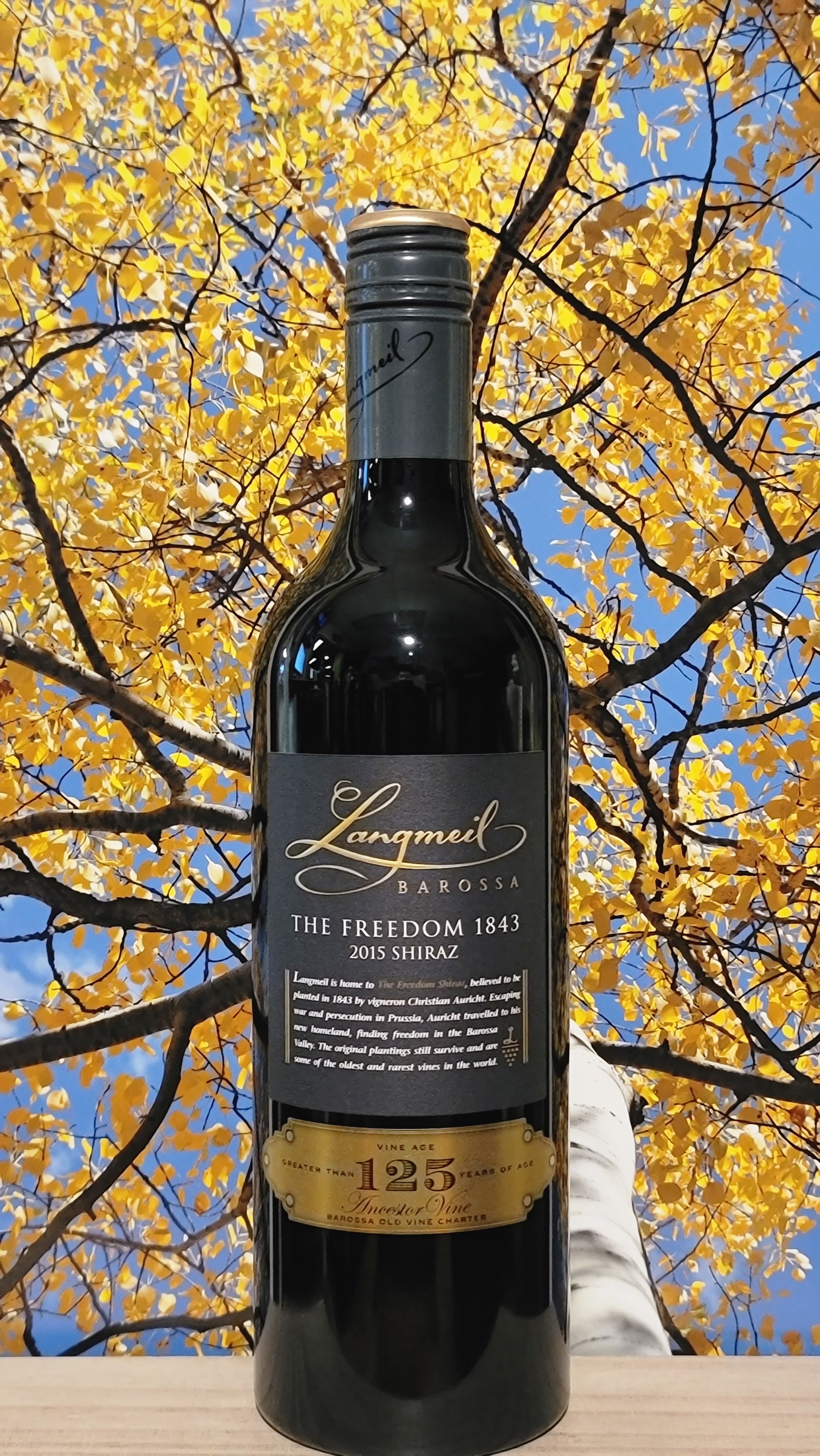 Langmeil freedom 1843 shiraz – Sovereignty Wines