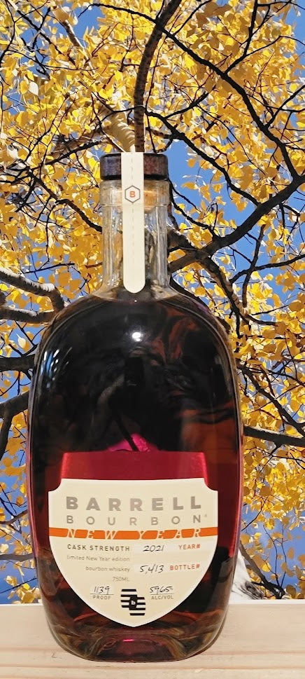 Barrel bourbon new year cask