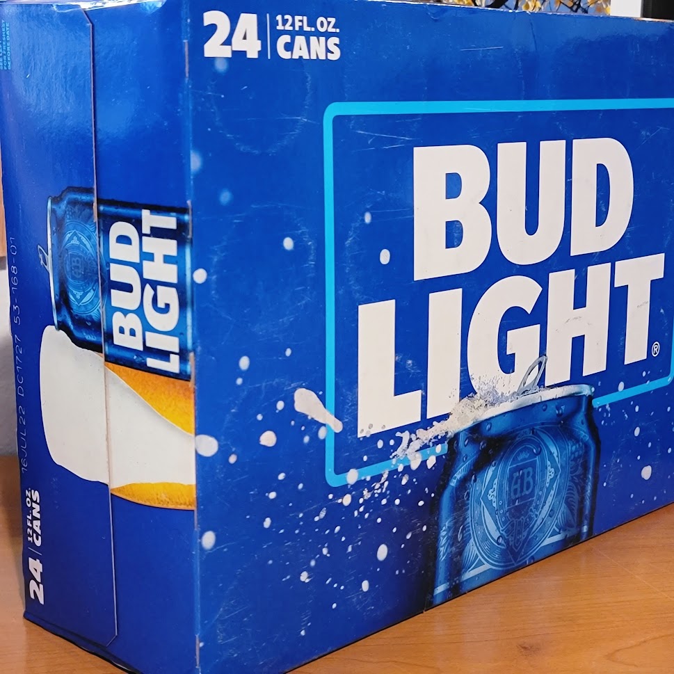 Bud light cans Sovereignty Wines