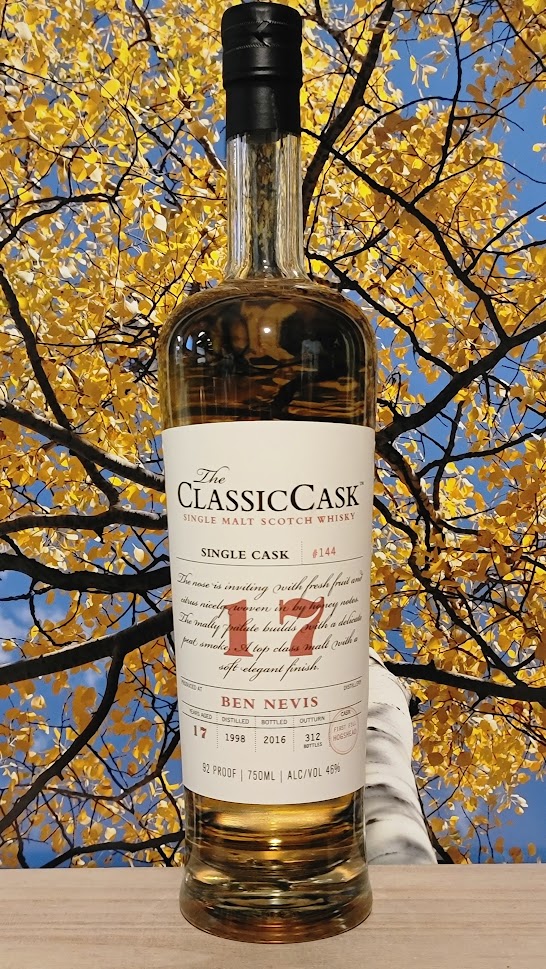 Classic cask ben nievis 1998 17yr
