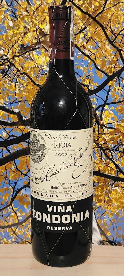 R lopez de heredia vina tondonia resrva red blend