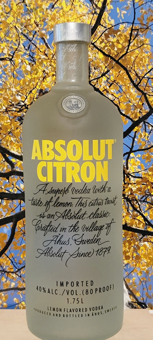Absolut citron vodka