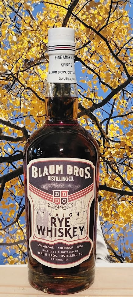 Blaum bros rye whiskey