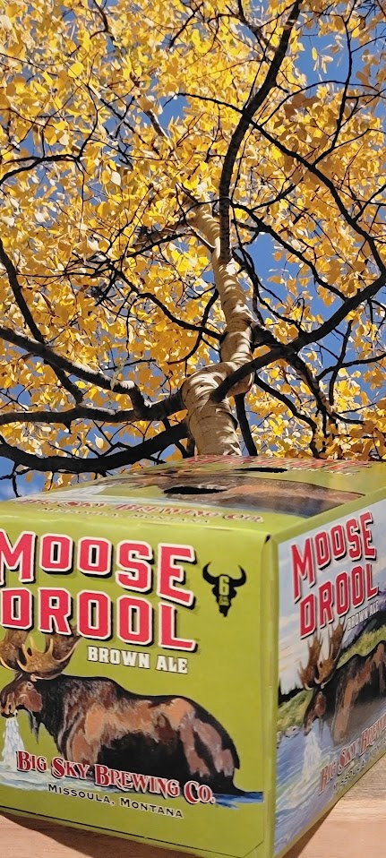 Moose drool brown ale cans