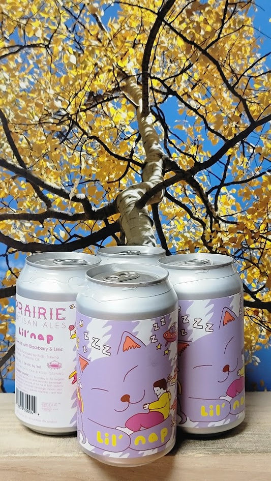Prairie lil nap blackberry & Lime sour ale