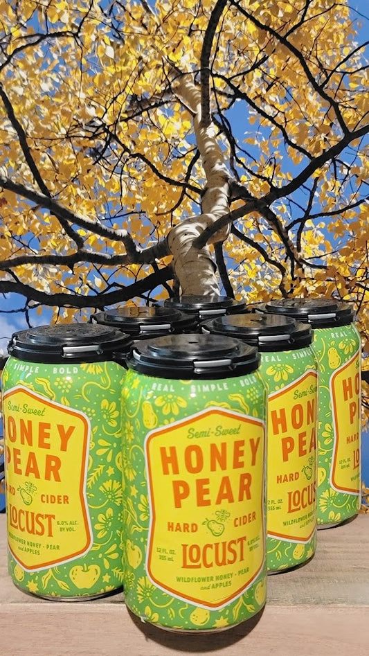 Locust honey pear hard cider