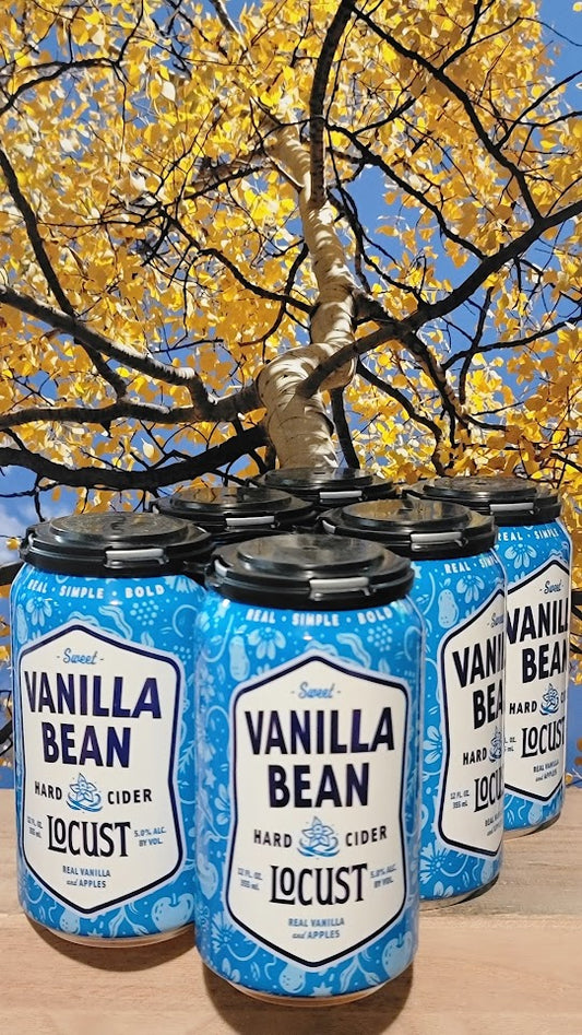 Locust vanilla bean hard cider