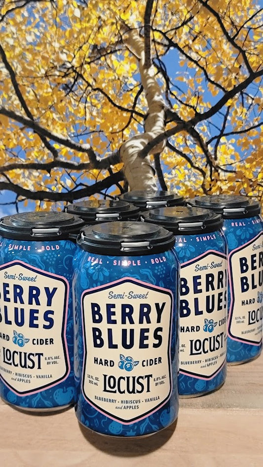 Locust berry blues hard cider