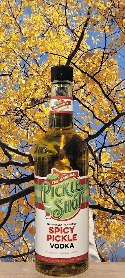 The original spicy pickle shot dill pickle vodka