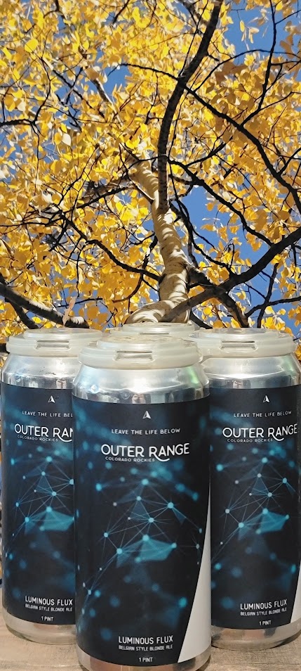 Outer range Luminous flux belgian style blonde ale