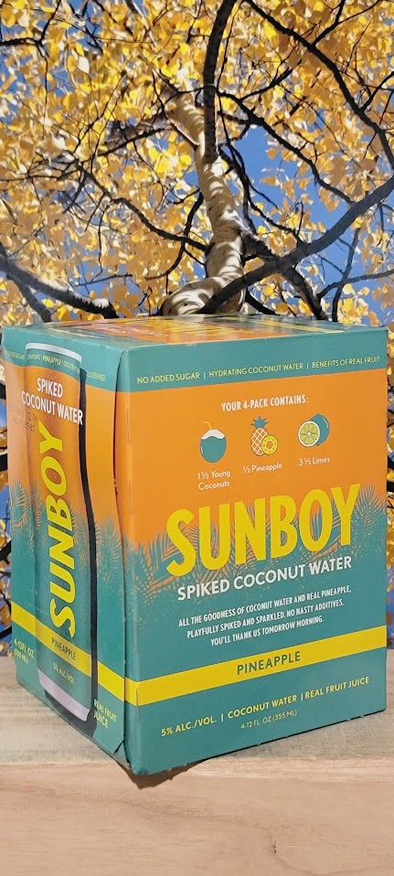 Sunboy pineapple spiked coconut water