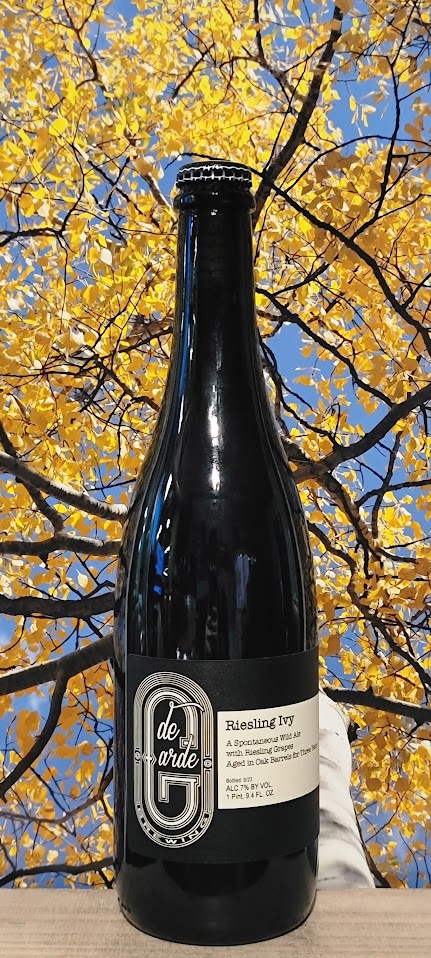 De garde brewing riesling ivy spontaneous wild ale