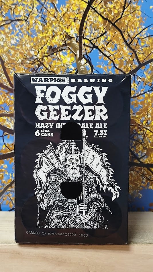 Warpigs brewing foggy geezer hazy ipa