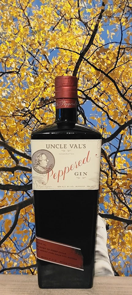 Uncle val's peppered gin