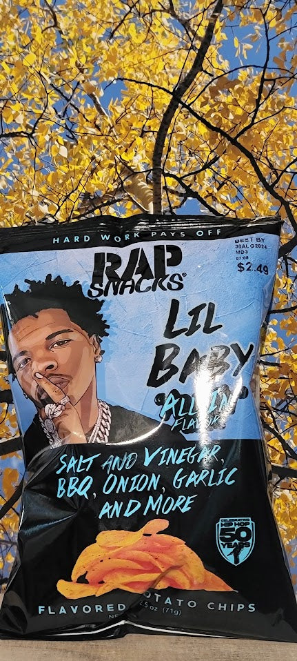 Rap snacks salt vinegar bbq chips