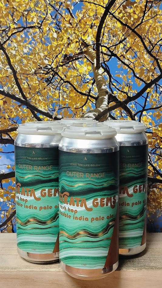 Outer range Fresh Hop Strata Gem ipa
