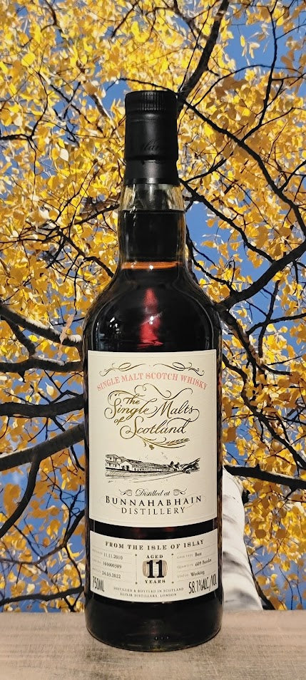 Single malts of scotland bunnahabhain 11yr scotch