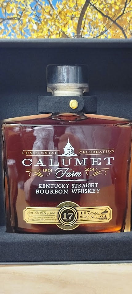 Calumet farm 17yr centennial bourbonj