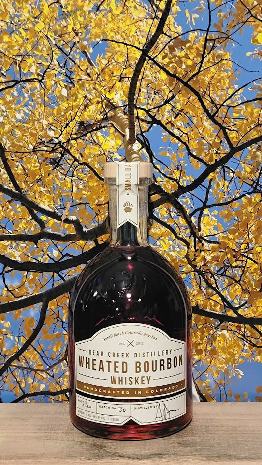 Bear creek wheated bourbon whiskey