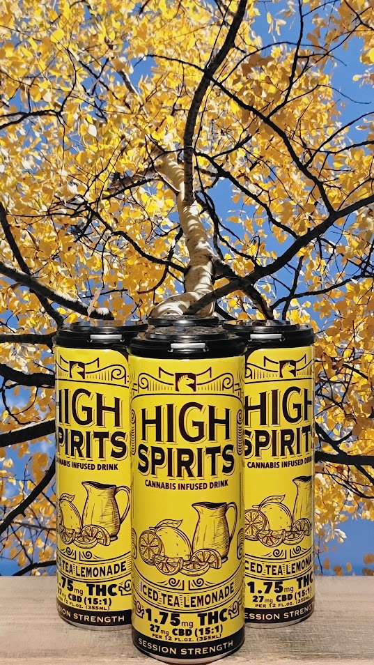 High spirits iced tea lemonade cannabis infused drink