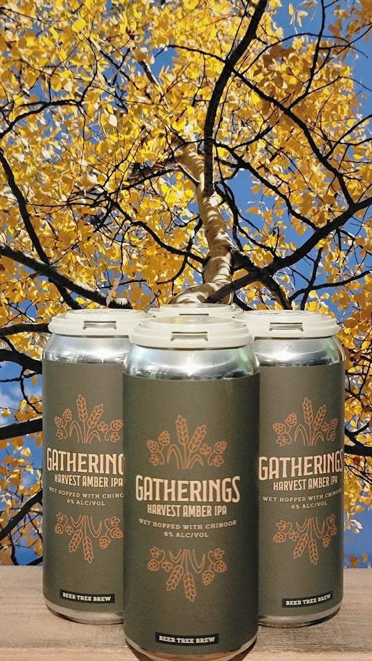 Beer tree gatherings harvest amber ipa