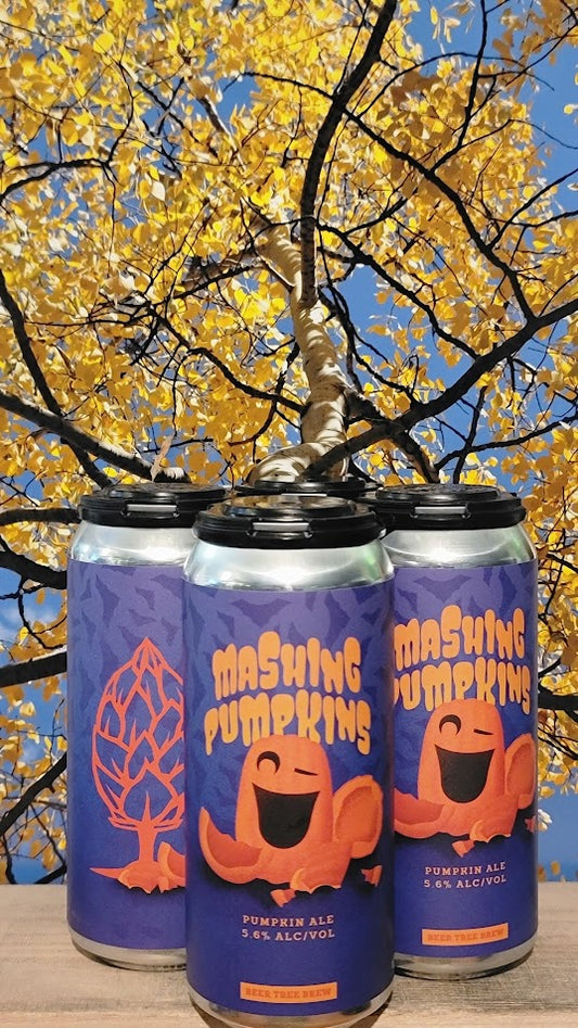 Beer tree mashing pumpkins pumpkin ale