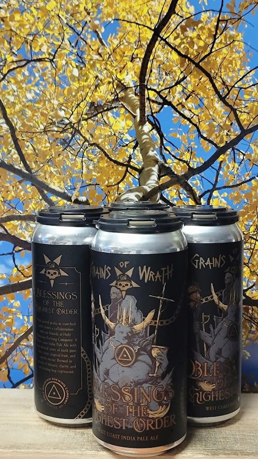 Grains of wrath blessing of the highest order west coast ipa