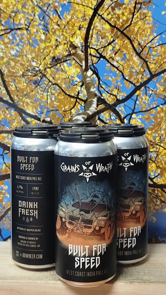 Grains of wrath built for speed west coast ipa
