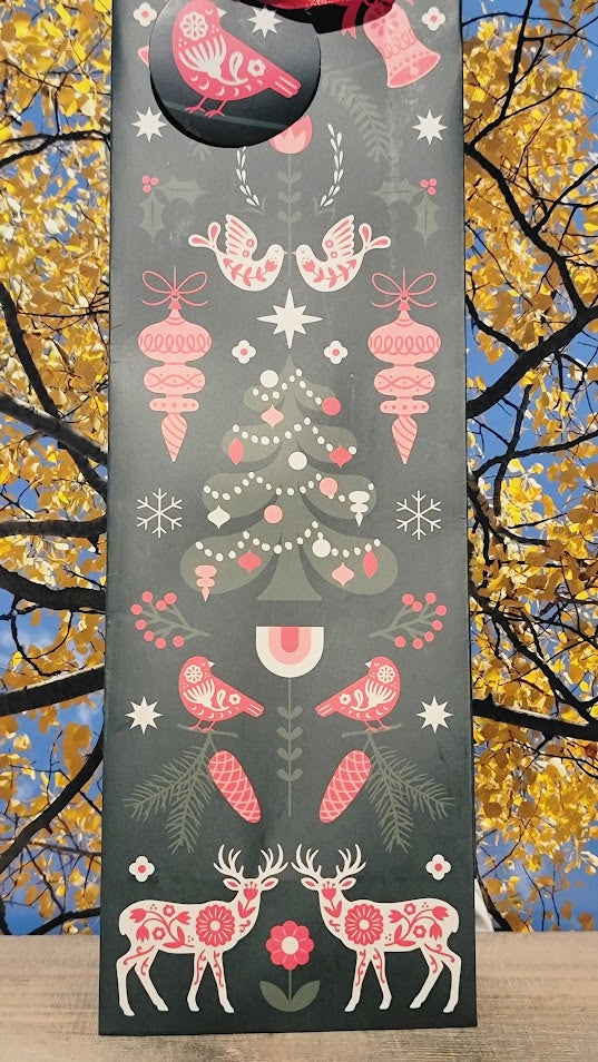 Scandinavian holiday gift bag