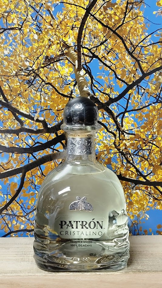 Patron cristalino anejo tequila
