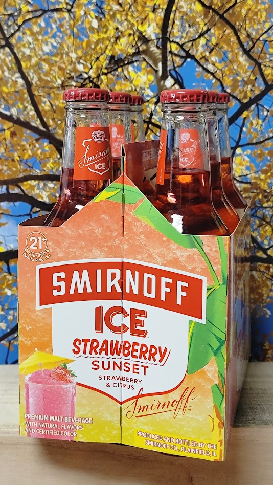 Smirnoff ice strawberry sunset